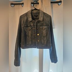 LANE BRYANT | Crop Denim Jacket with Long Sleeves | SIZE 14 | NWT